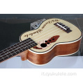 Ukulele in palissandro con scritte personalizzate